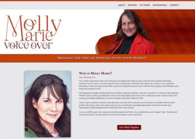 Molly Marie Voiceover website